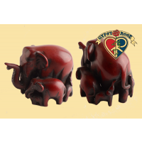 Travelin' Together Lucky Elephant Family Resin Statue