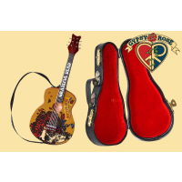 5.5 INCH GRATEFUL DEAD GUITAR WITH BLACK CASE ORNAMENT