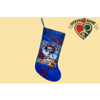 19 INCH GRATEFUL DEAD SKULL & ROSES STOCKING