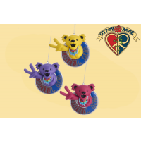 Grateful Dead Peace Bear Ornament