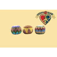 NATURAL DYE CROCHET HACKY SACK