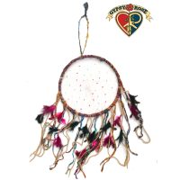 Dream It Do It Recycled Silk Large Fat Strands Dreamcatcher
