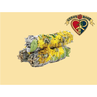 White Sage With Mini Flowers Smudge Stick