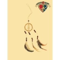 Himalayan Crystal Cat Nap Hemp Dreamcatcher