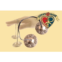 Clear Vibrations Bronze Buddhist Tingsha  With 8 Auspicious Symbols