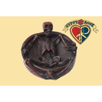 Old Smokey Resin Skeleton Ashtray