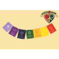 Chakra Affirmations Large Prayer Flag