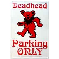 GRATEFUL DEAD DANCING BEAR DEADHEAD PARKING METAL SIGN