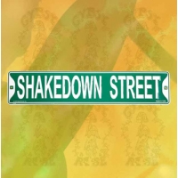 THE GRATEFUL DEAD SHAKEDOWN STREET METAL STREET SIGN