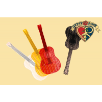 ASSORTED COLOR GUITAR FLYSWATTER
