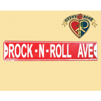 Rock N Roll Street Sign