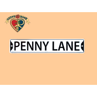 The Beatles Penny Lane Metal Street Sign