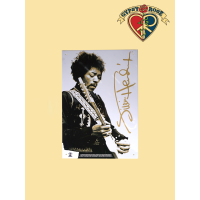 Jimi Black And White Tin Sign