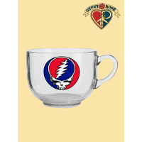 Steal Your Face Soup Glass Mug 22 oz