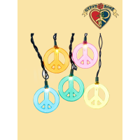 10 Light Peace Sign Light Set