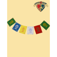 Handmade Lokta Paper Buddha Flag