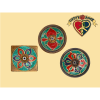 Turquoise Inlaid Incense Burner