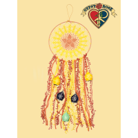 Sun Crochet Dreamcatcher With Bells