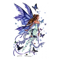 LAVENDER SERENADE FAIRY WINDOW STICKER