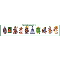Hindu / Buddhist Gods and Goddesses Medium Assortment Sticker