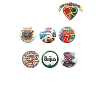 ASSORTED ROCK AND ROLL PINS / BUTTONS