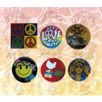 THE 60'S ASSORTED BUTTONS