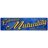 Embrace Mutuality Sticker