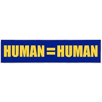Human Equals Human Sticker
