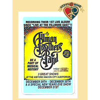 Allman Brothers Filmore East Sticker
