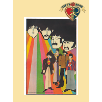 Beatles Yellow Sub Rainbow Sticker