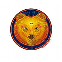 Small 3 Eyed Bear Sticker