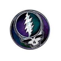 Grateful Dead Small Purple Steal Your Face Sticker