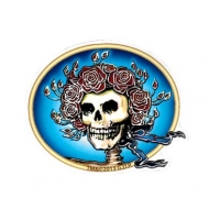 Grateful Dead Small Skull & Roses Bertha Sticker