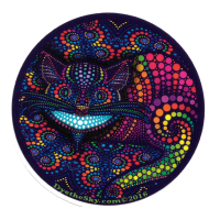 Mini Cheshire Cat Sticker