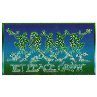 Let Peace Grow Sticker