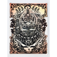 GRATEFUL DEAD REPEATING STEAL YOUR FACE STICKER