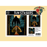 Bigfoot Campground 3 Asst Sizes Sticker