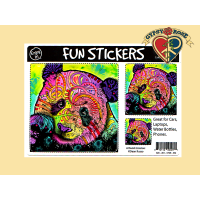 Panda 3 Asst Sizes Sticker