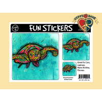 Sea Turtle 3 Asst Sizes Sticker