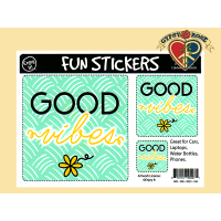 Good Vibes 3 Asst Sizes Sticker