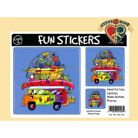 Loaded Bus 3 Asst Sizes Sticker