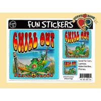Chill Out 3 Asst Sizes Sticker