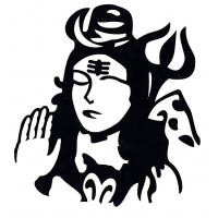 Shiva Hand Sticker