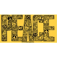 PEACE BUMPER STICKER