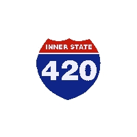 INNERSTATE 420 BUMPER STICKER