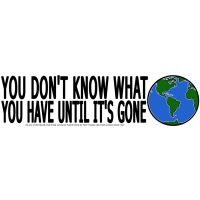 YOU DON'T KNOW WHAT YOU HAVE... BUMPER STICKER