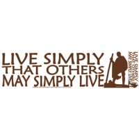 LIVE SIMPLY THAT OTHERS MAY SIMPLY LIVE BUMPER STICKER