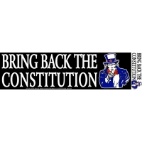 Bring Back The Constitution Sticker