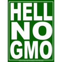 Hell No GMO Sticker