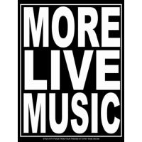 More Live Music Sticker